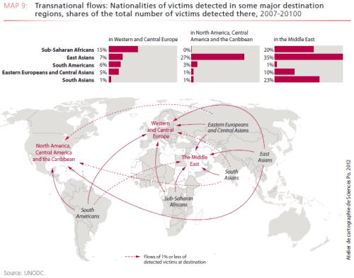 Map 9, UNODC 2012 Global Report