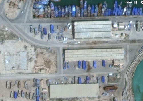 Zuwara Harbour South Warehouses South 2015 via Google Earth